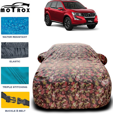 MoTRoX Car Cover For Mahindra XUV 500 (With Mirror Pockets)(Brown)
