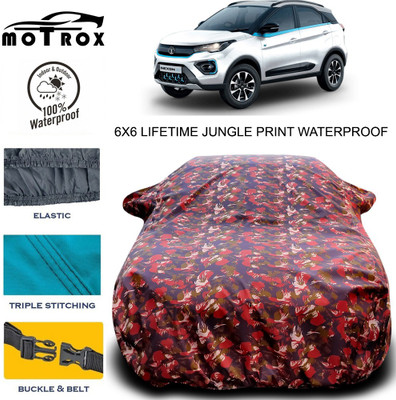 MoTRoX Car Cover For Tata Nexon (With Mirror Pockets)(Green)