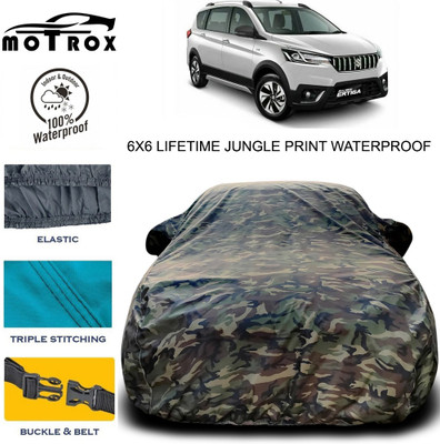 MoTRoX Car Cover For Maruti Suzuki Ertiga (With Mirror Pockets)(Green)