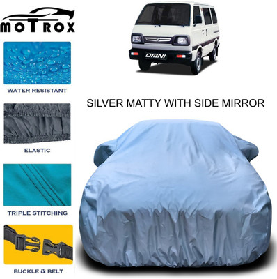 MoTRoX Car Cover For Maruti Suzuki Omni (With Mirror Pockets)(Silver)
