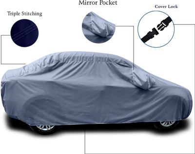MoTRoX Car Cover For Skoda Laura (With Mirror Pockets)(Grey)