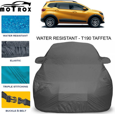 MoTRoX Car Cover For Renault Triber (With Mirror Pockets)(Grey)