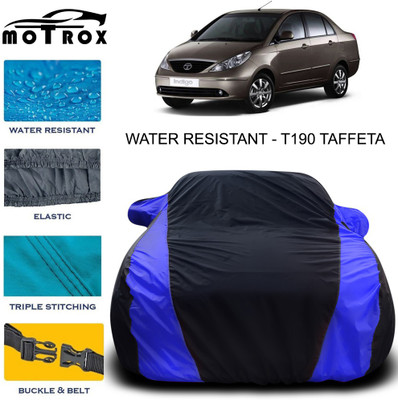 MoTRoX Car Cover For Tata Indigo CS (With Mirror Pockets)(Blue)