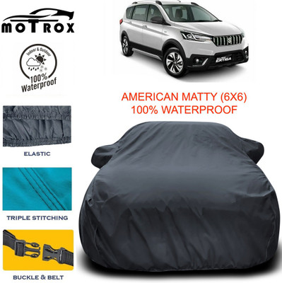 MoTRoX Car Cover For Maruti Suzuki Ertiga (With Mirror Pockets)(Grey)