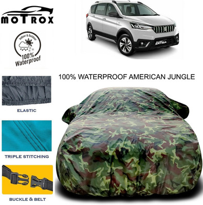 MoTRoX Car Cover For Maruti Suzuki Ertiga (With Mirror Pockets)(Multicolor)