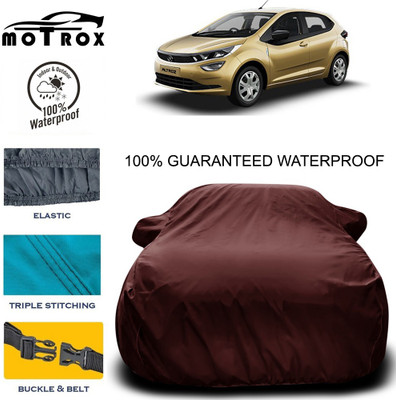 MoTRoX Car Cover For Tata Altroz (With Mirror Pockets)(Maroon)