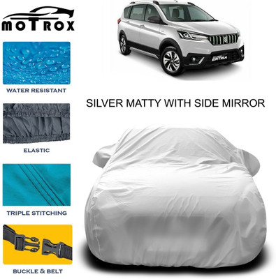 MoTRoX Car Cover For Maruti Suzuki Ertiga (With Mirror Pockets)(Silver)