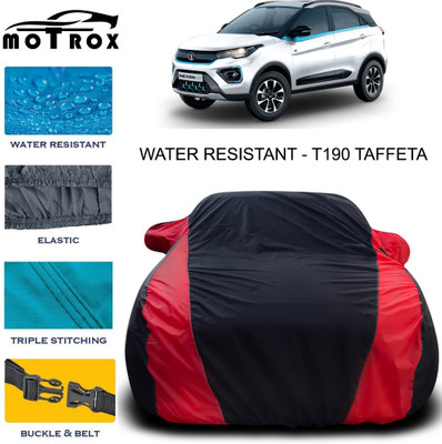 MoTRoX Car Cover For Tata Nexon (With Mirror Pockets)(Red)