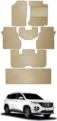 elegant Leatherite Standard Mat For  MG Hector Plus(Beige)