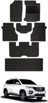 elegant Leatherite Standard Mat For  MG Hector Plus(Black)