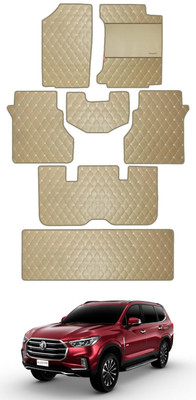 elegant Leatherite Standard Mat For  MG Gloster(Beige)