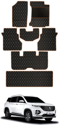 elegant Leatherite Standard Mat For  MG Hector Plus(Black)