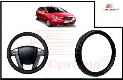 Auto Oprema Steering Cover For Tata Vista(Black, Leatherite)