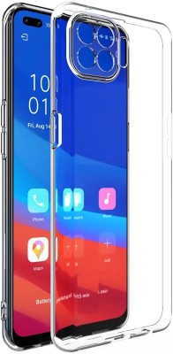 SmartPoint Bumper Case for Oppo F17(Transparent, Hard Case, Pack of: 1)