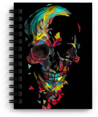 DI-KRAFT Handcrafted Cardbord Diary A5 Diary Unruled 160 Pages(Multicolor)