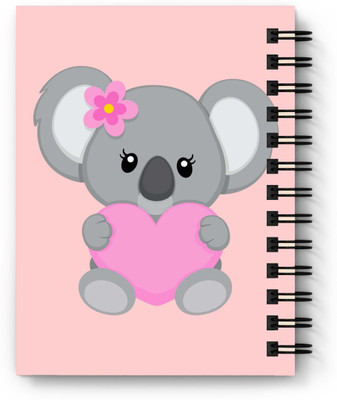 DI-KRAFT Handcrafted Cardbord Diary A5 Diary Unruled 160 Pages(Pink)