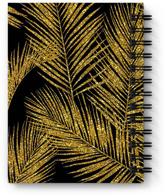 DI-KRAFT Handcrafted Cardbord Diary A5 Diary Unruled 160 Pages(Yellow and yellow)