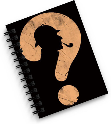 DI-KRAFT Handcrafted Cardbord Diary A5 Diary Unruled 160 Pages(Black)