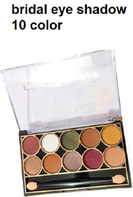 MYEONG Matte finish shimmery shine long lasting eye shadow palette 12 g(MULTI-COLOR)