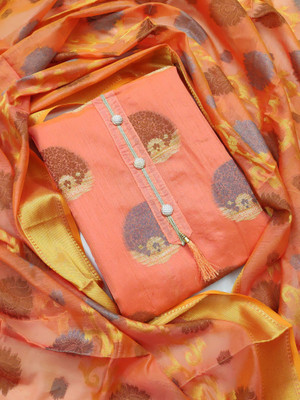 Blissta Jacquard Self Design Salwar Suit Material
