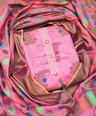 Blissta Jacquard Self Design Salwar Suit Material