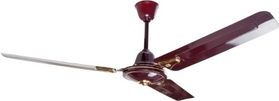 QUALX SWIFT-DX 5 Years Warranty High Speed Decorative 1200 mm Anti Dust 3 Blade Ceiling Fan(brown, Pack of 1)
