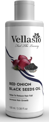 vellasio Red Onion Black Seed Hair Oil Onion oil For Man's And Women's Hair Oil(100 ml)