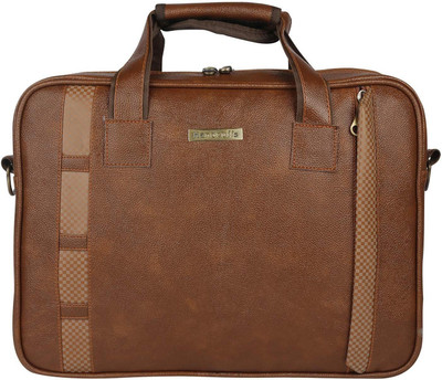 HANDCUFFS Men & Women Tan Messenger Bag