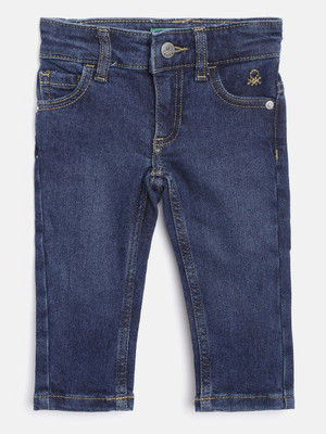 United Colors of Benetton Slim Baby Boys Blue Jeans