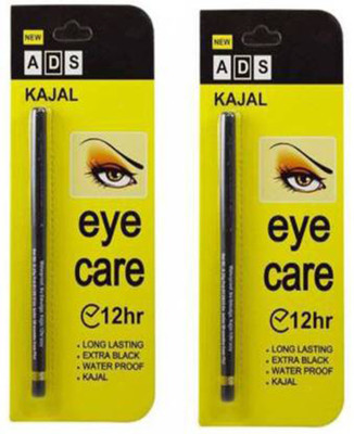 ads Waterproof Deep Intense Long-lasting Smudge Free Deep Kajal--(black, 0.35 g)