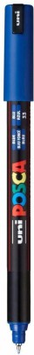 uni-ball C1MRBL3 Posca 1MR Markers(Set of 3, Blue)