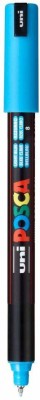 uni-ball 1PCLBL3 Posca 1MR Markers(Set of 3, Light Blue)