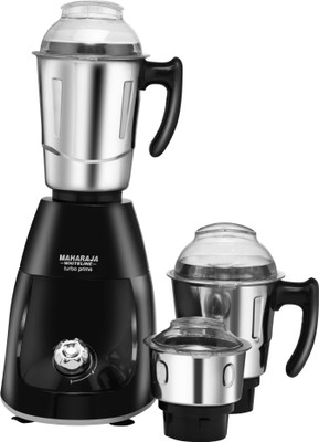 MAHARAJA WHITELINE Turbo Prime HD 1000 W Mixer Grinder(Turbo Prime HD MX-217 | 3 Jars | Black)