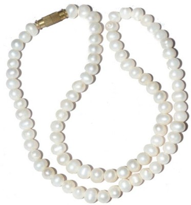 Jaipur Gemstone Moti Mala Natural South Sea Pearl Certified Astrological Purpose and fashionable Pearl Stone Chain
