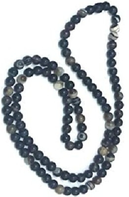 KUNDLI GEMS Hakik Beads Mala Natural Beads Certified Astrological Purpose and Fashionable for Unisex Agate Stone Chain