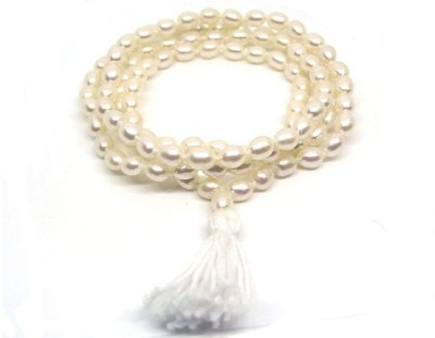 KUNDLI GEMS Pearl Mala Natural South Sea (Moti) Certfied Astrological and fashionable for Unisex Pearl Stone Chain