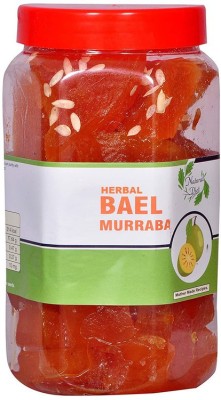 Natural Diet The Real Taste of Maa Ka Hath Ka Swad (For Those WHO Cares Health First) Organic Sweet Herbal Bael Murabba Pieces without Syrup 1kg Bel Murabba(1 kg)