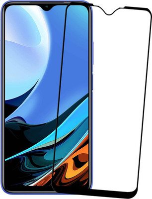 Karpine Edge To Edge Tempered Glass for Poco M3, Mi Redmi 9 Power(Pack of 1)