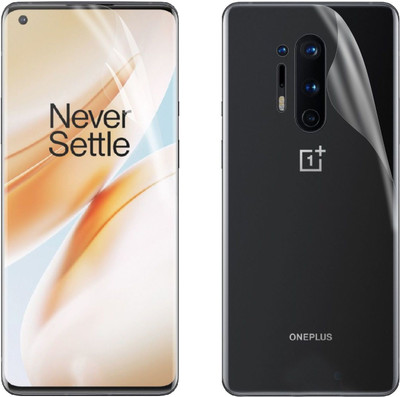 CASE CREATION Front and Back Screen Guard for OnePlus 8 Pro(Pack of 2)