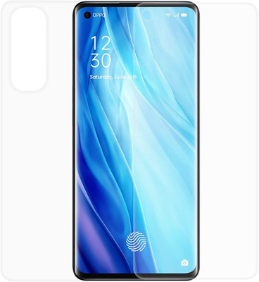 CASE CREATION Front and Back Screen Guard for Oppo Reno4 Pro Front Back All Round 360 Protection Case Cover Guard(Pack of 2)
