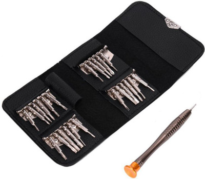 PARTHISHY TRADERS 25 Pcs in-1 Portable Pocket Screw driver Mobile Repairing Tool Kit for Phone/Laptop/PC/Glasses/Computer Precision Screwdriver Set (Pack of 25) Precision Screwdriver Set(Pack of 25)