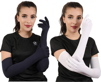 Cotson Sun UV Protection Riding Gloves(Multicolor)