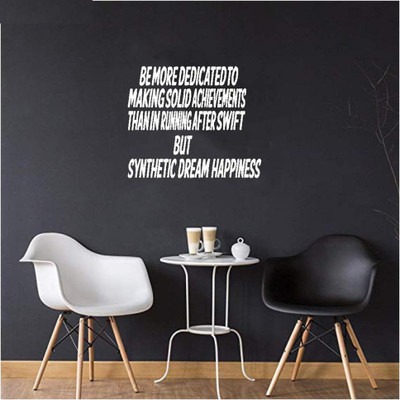 LYOMAN 59 cm BEMOREDE-WHT Self Adhesive Sticker(Pack of 1)