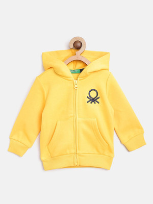 United Colors of Benetton Full Sleeve Solid Boys Sweatshirt