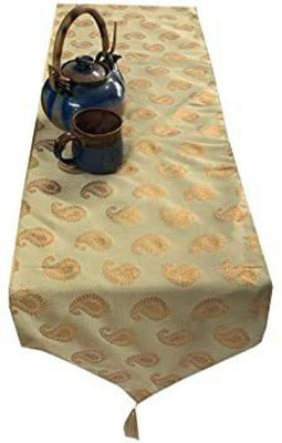 VIREO Beige 180 cm Table Runner(Polyester)