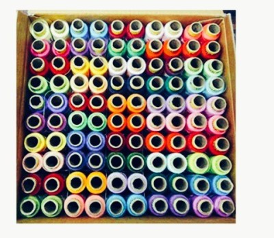 Buyra Multicolour Thread(135 m Pack of100)