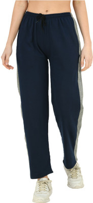 KAYU Solid Women Dark Blue Track Pants