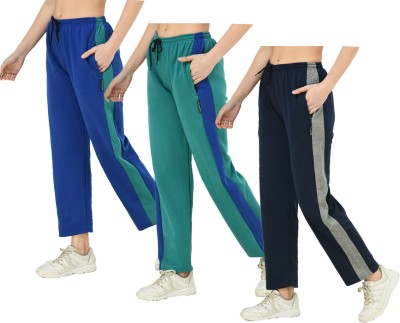 Indistar Striped Women Multicolor Track Pants