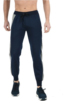 IndiWeaves Solid Men Dark Blue Track Pants