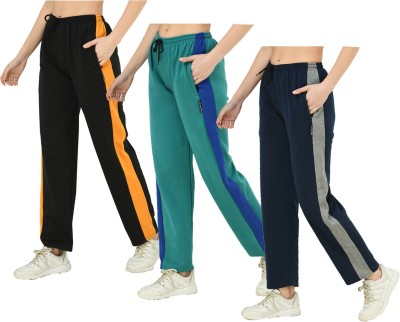 Indistar Striped Women Multicolor Track Pants